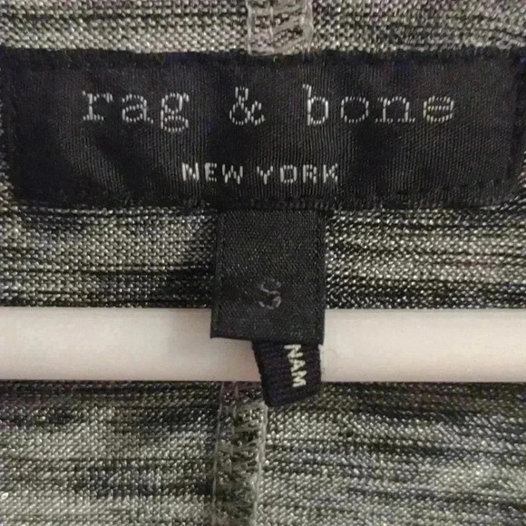 Rag & Bone Silver/black Metallic Tank top size‎ small - Picture 2 of 3